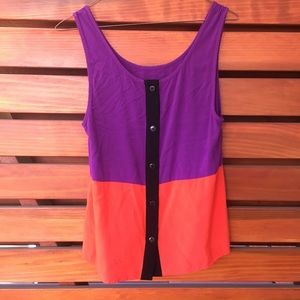 Guess color block shirt